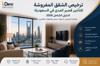 ترخيص الشقق المفروشة للتأجير قصير المدى