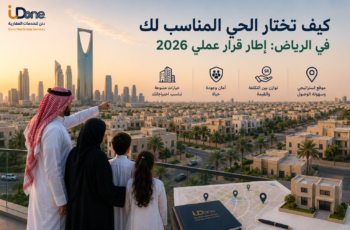 كيف تختار الحي المناسب لك في الرياض: إطار قرار عملي 2026